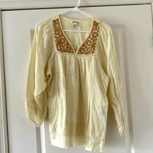 Lucky Brand Top with Beaded Detail